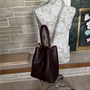 Polo by Ralph Lauren Burgundy Shoulder Bag